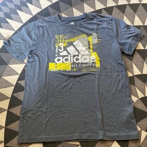 Boys Adidas Gray Tee